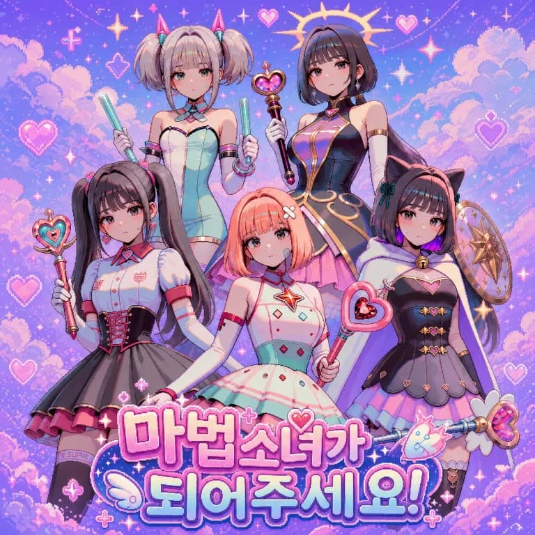 마법소녀가 되어주세요!